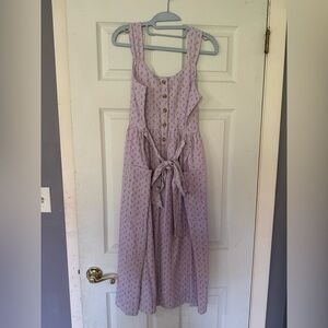 Lavender Floral Cottage Dress